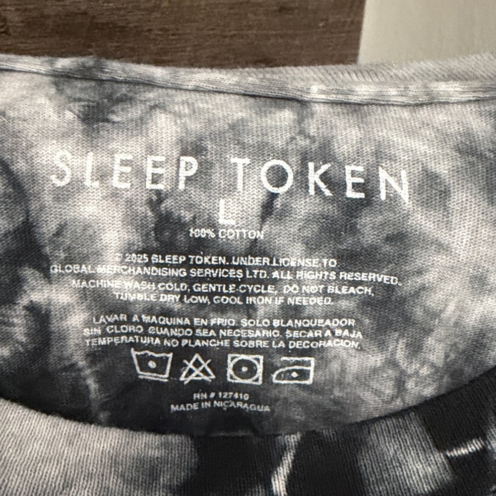 🆕 Sleep Token Tie Dye Band Tee - Picture 3 of 3